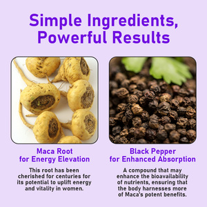 Cápsulas de Raíz de Maca Directo de Fábrica, Tabletas de Suplemento Energético, Potenciador Natural de Vitalidad para Mujeres, Energía, Resistencia y Bienestar - Product Image 3