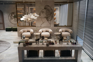 Bespoke Tempered Glass Hair Salon Interior Fitting Service and Full Store Furniture Supply - Product Image 3