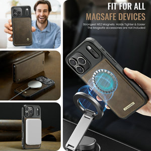 Portefeuille magnétique en cuir en gros pour <span class=keywords><strong>iPhone</strong></span> 17 Pro Max avec porte-cartes et support pour <span class=keywords><strong>iPhone</strong></span> 17, 16 Pro, 15, 14, <span class=keywords><strong>13</strong></span>, 12, 11 - Product Image 3
