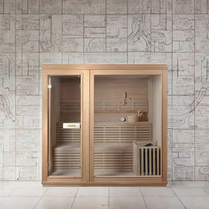 حديث لشخصين غرفة ساونا بالبخار الرطب شوكران توريد المصنع موقد الأشعة تحت الحمراء البعيدة لوحة تحكم الكمبيوتر الأكثر شعبية بالنسبة - Product Image 3
