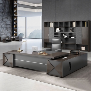 Lbz13 מנהל ריהוט משרדי תוצרת סין הבוס רהיטים משרד ראש משרד ריהוט יוקרה בוס שולחן מנהל שולחן - Product Image 1