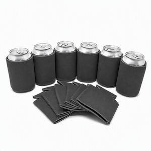 Manchon isotherme en néoprène pour canettes, personnalisable avec logo imprimé, promotionnel, pour pique-nique, bière, soda et autres boissons - Product Image 1