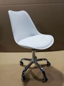 เก้าอี้สำนักงานด้านหลังเก้าอี้สำนักงานหรูหราหรูหราผ้าตาข่ายหรูหราสีดำเหมาะกับสรีระ - Product Image 2