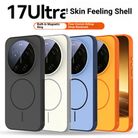 Étui de téléphone portable magnétique antichoc deux en un, bord doux givré, vague, protection de l'objectif pour Xiaomi 17 Ultra/Honor 500 Ins