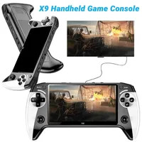 Console de jeu portable rétro X9 Saker, écran IPS HD 5,5 pouces 480x854, batterie 1500 mAh, plus de 20000 jeux classiques, connexion TV