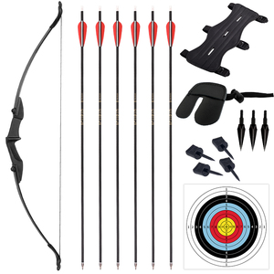 Offre Spéciale Portable en plein air tir à l'arc Double flèche reste droite gauche bras garde arc classique ensemble pour débutant <span class=keywords><strong>Archer</strong></span> - Product Image 1