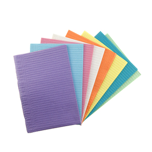 Servilletas de tejido colorido para clínica Dental, Baberos desechables impermeables y personalizados para pacientes dentales, color blanco - Product Image 2