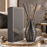 Diffuseur de parfum en verre réutilisable pour centres de table, mini vase vintage de 110 ml pour diffuseur de parfum, décorations de mariage