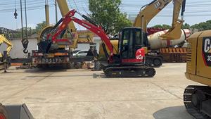 Pelles Yanmar Vio55 Vio75 Vio80 d'occasion de haute qualité pour l'agriculture, les ménages, le stock et le moteur à noyau sont prêts à être vendus - Product Image 6