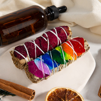 Varillas de Incienso Naturales y Orgánicas al por Mayor de Palo Santo, Cedro, Rosa, Romero, Salvia Blanca, Eucalipto, Difusores de Aromaterapia
