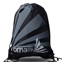 Sac à dos de réflexion réutilisable avec logo personnalisé Sac de voyage imperméable et lavable durable en polyester 210d avec cordon de serrage