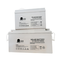 Baterai Gel surya siklus dalam 12 V 100AH 150Ah 200ah 250AH 150 Amp 12 Volt baterai asam timbal isi ulang harga grosir
