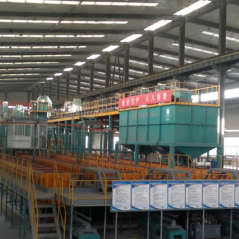 Línea de producción completa de proceso de espuma perdida de exportación de equipos industriales grandes