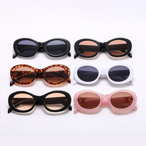 Gafas de sol ovaladas Jn Black para mujer, montura de PC, protección UV400, tipo 3 lentes, con embalaje en caja - Product Image 2