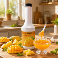 HENGZHI Hot Selling mango fruitsiroop concentraat jam fabrikant bubble tea ingrediënten voor melkthee shops, vers vruchtvlees