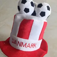 2021カスタムヨーロッパカップ良質無料サンプル楽しいサッカーパーティー帽子