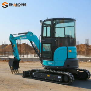 รถขุดขนาดเล็ก SHANDING จัดส่งฟรี 3 ตัน มาตรฐาน EPA พร้อมมอเตอร์ ปั๊ม เกียร์บ็อกซ์ PLC กำลังขุดสูง - Product Image 3
