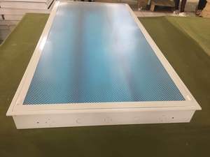 T8 hiện đại <span class=keywords><strong>2x4</strong></span> led RECESS Bảng điều chỉnh ánh sáng với lăng kính khuếch tán lưới Bảng điều khiển cho văn phòng sắt cơ thể - Product Image 6