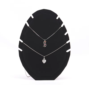 Expositor de Collares de Terciopelo, Soporte para Joyería, Soporte para Colgantes y Cadenas para Mostrador de Tienda, Escaparate, Fotografía de Productos, Hecho en China - Product Image 2