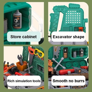 Table d'établi d'ingénierie de simulation enfant jeu de simulation atelier jouet ensemble d'<span class=keywords><strong>outils</strong></span> banc d'<span class=keywords><strong>outils</strong></span> pour tout-petits avec ensemble d'<span class=keywords><strong>outils</strong></span> de jeu réalistes - Product Image 6
