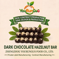 Barres de chocolat noir premium solides en gros OEM, en vrac, riches en noix, collation, carton de 10 kg, directement de l'usine
