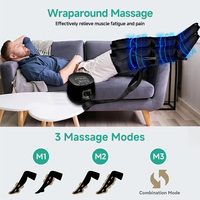 Bottes de compression pour le soulagement des athlètes Masseur de jambes à compression d'air pour les douleurs musculaires et la récupération de la douleur