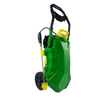 Pulvérisateur à pression automatique à batterie lithium 30 litres, 2 vitesses, avec fonction d'auto-nettoyage, buse en cuivre haute pression