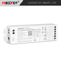 Contrôleur de bande Led Miboxer Zl5 5 en 1 (zigbee 3.0 + 2.4g) Rgbww Dc12-48v distance de contrôle 100m prise en charge Tuya
