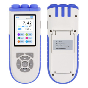 เครื่องวัดค่า pH แบบพกพา Ph10 ช่วงค่า pH 0.0-14.0 พร้อมแบตเตอรี่ในตัวสำหรับการทดสอบคุณภาพน้ำ - Product Image 1