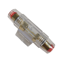 Porte-fusible en ligne AGU de haute qualité, nouveau, en alliage de zinc, borne à vis, verrouillage étanche, 63V DC 60A, amplificateur audio de voiture