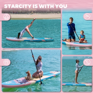 Factory Direct Sale New Stand up Paddle Board Ultra Stable Water Sports Sup Gonfiabile <b>Inflatable</b> With Accessories SC08/9 Ultra - Product Image 6