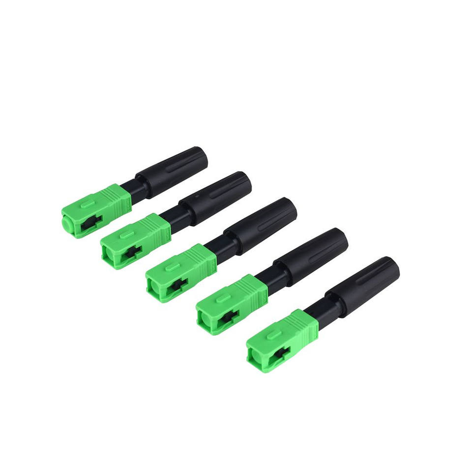 Fiber Optic Fast Connector SC APC UPC Quick Connector For FTTH Drop ...