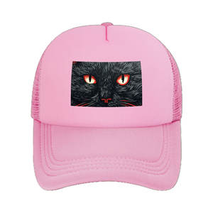 Image personnalisée Casquette de baseball à la mode en maille de coton avec motif de zone imprimé Tissu sergé Techniques par sublimation Caractéristiques communes - Product Image 2