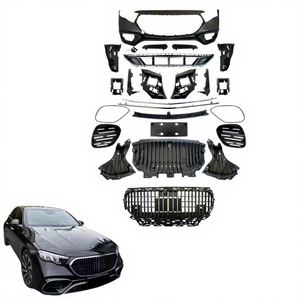 Zhouchi Neues Karosserie-Kit Frontstoßstange Upgrade S63 Facekit <span class=keywords><strong>M</strong></span>-aybach Kühlergrill E-Klasse W214 2024-2025 Anschraubbarer Einparkassistent - Product Image 1