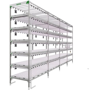 Sistema hidropónico de <span class=keywords><strong>cultivo</strong></span> de lechuga NFT comercial agrícola de nuevo diseño para <span class=keywords><strong>casa</strong></span> verde de película - Product Image 1