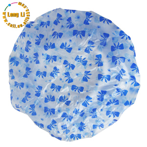 Casquette <span class=keywords><strong>de</strong></span> douche en PVC écologique avec logo personnalisé, 28 cm, imprimé dessin animé mignon, pour le nettoyage et la promotion - Product Image 2