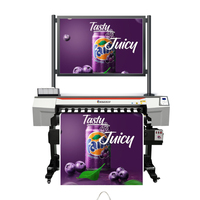 Plóter de Fabricación con Cabezales I3200/XP600 de 1.3m 4 pies, Impresora Ecosolvente para Lona Flexible, Pancartas, Lienzo, Lona Impermeable y Vinilo