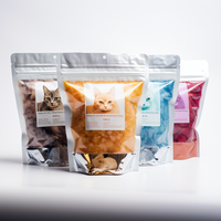 15kg emballage alimentaire pour chat Kraft sac à fermeture éclair feuille d'aluminium réutilisable personnalisé imprimé chien sac de nourriture pour animaux de compagnie