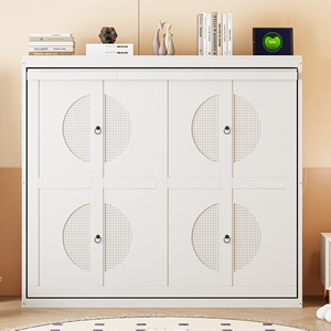 <span class=keywords><strong>Lit</strong></span> <span class=keywords><strong>mural</strong></span> escamotable blanc pleine grandeur - Product Image 3