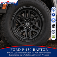 Jantes forgées sur mesure 17 18 20 pouces, jantes forgées tout-terrain pour Ford F-150 RAPTOR F-250, noir mat, 4x4, jantes tout-terrain