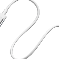 Kabel Data Pengisian Cepat 65W dengan Konektor Tipe-C Transparan, Kompatibel dengan Ponsel Apple, Huawei, dan Android