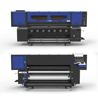 Pour imprimantes jet d'encre textiles automatiques, 8 têtes d'impression I3200-A1, machine de sublimation par transfert thermique grand format 1,9 m pour tissus en coton