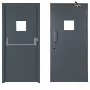 Puertas resistentes al fuego clasificadas hogar habitación moderna Metal salida a prueba de fuego acero - Product Image 2