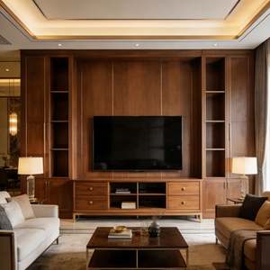 BALOM Custom Modern Luxury Living Room Furniture <b>TV</b> <b>Stand</b> Set Solid Wood <b>TV</b> Cabinet Media Console Meuble <b>TV</b> Unit - Product Image 5