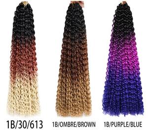 Extensiones de Cabello Sintético Rizado de 18 Pulgadas, Estilo <span class=keywords><strong>Passion</strong></span> Twist, Color Ombre, para Mujeres Negras - Product Image 6