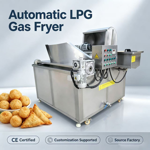 Friteuse industrielle ronde avec système de levage automatique du panier pour la transformation de la viande, des fruits de mer, des légumes et des snacks - Product Image 4