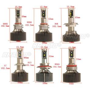 Nighteye 2 ampoules LED H3 H7 H11 9005 9006 9000LM 60W 6000K pour phares de voiture et feux de brouillard - Product Image 3