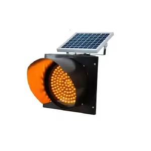 An toàn đường bộ blinker Vàng nhấp nháy cảnh báo năng lượng mặt trời giao thông ánh sáng 300 mét - Product Image 1