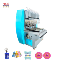 Machine de distribution automatique de liquide pour porte-clés en PVC, machine à patchs en caoutchouc PVC