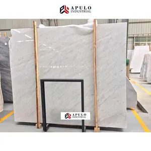 Super Wit Carrara Accent Natuurlijke Italiaanse Beeldhouwwerken Slab Marmeren Tegel Bianco Italië Mugla Voor Trappen En Woonkamer Uit Turkije